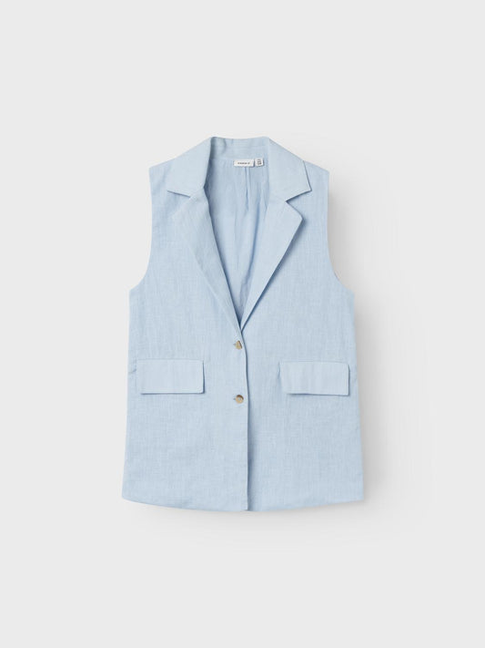 NKFFALINNEN Tailoring - Chambray Blue