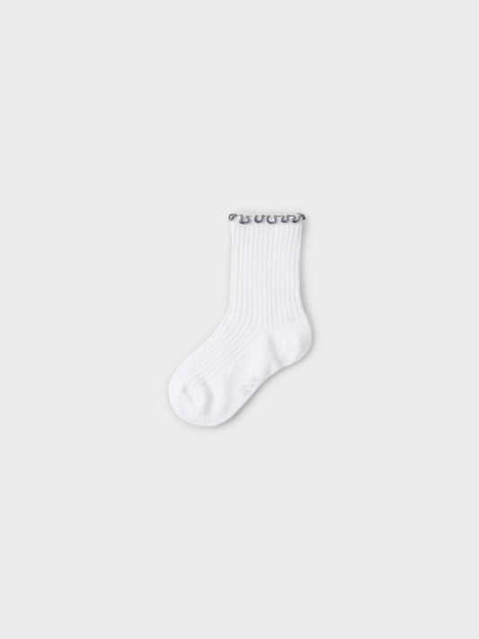 NMFKIMMIA Socks - Bright White