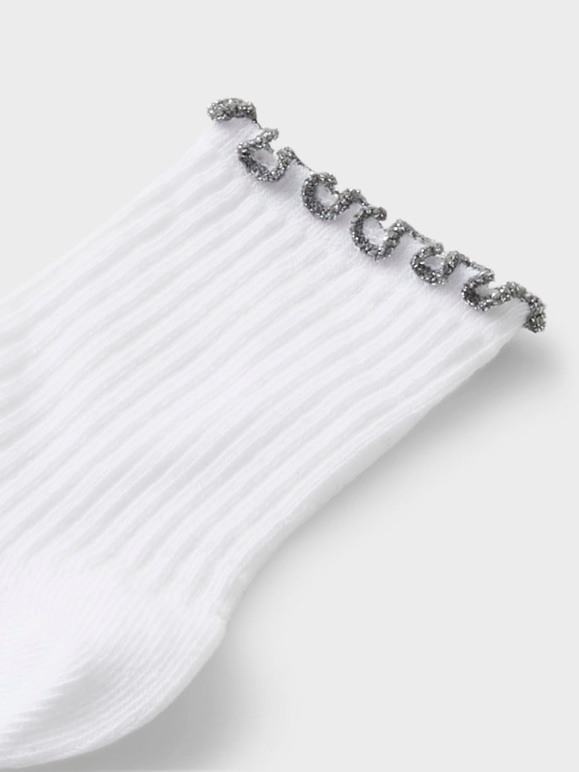 NMFKIMMIA Socks - Bright White