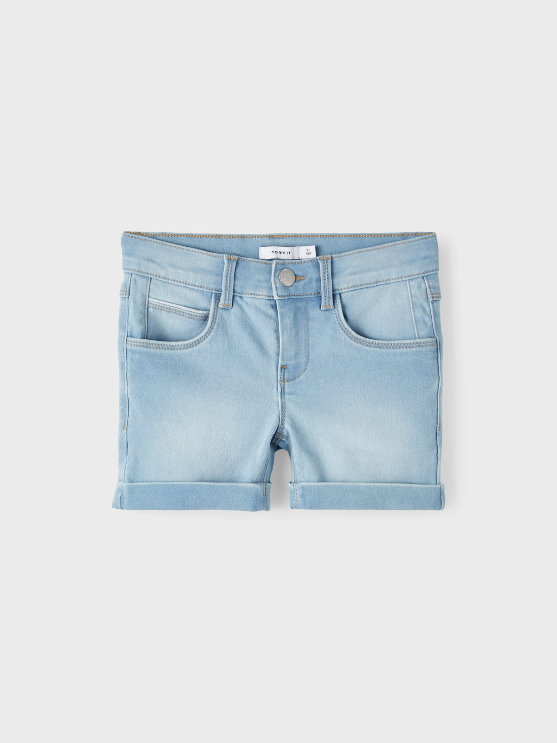 NKFSALLI Shorts - Light Blue Denim