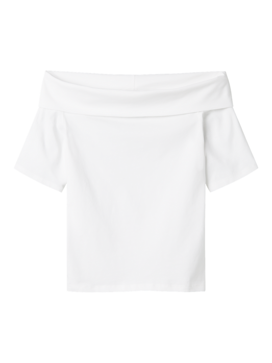 NLFROVA T-Shirts & Tops - Bright White