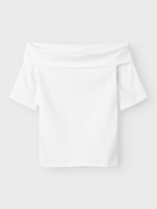 NLFROVA T-Shirts & Tops - Bright White