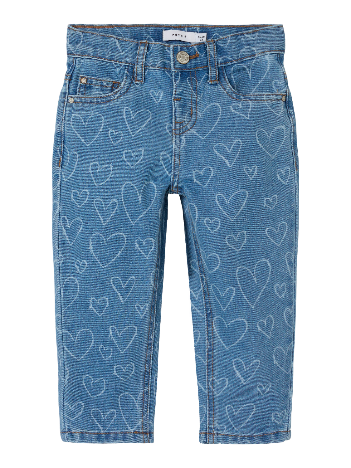 NMFBELLA Jeans - Dark Blue Denim