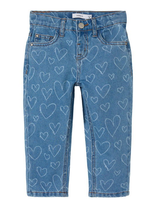 NMFBELLA Jeans - Dark Blue Denim