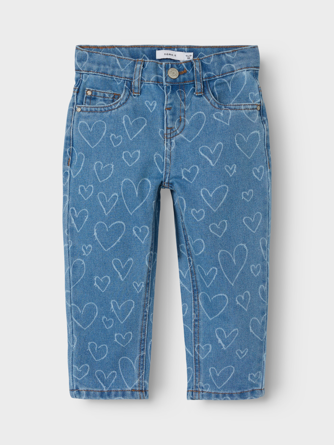 NMFBELLA Jeans - Dark Blue Denim