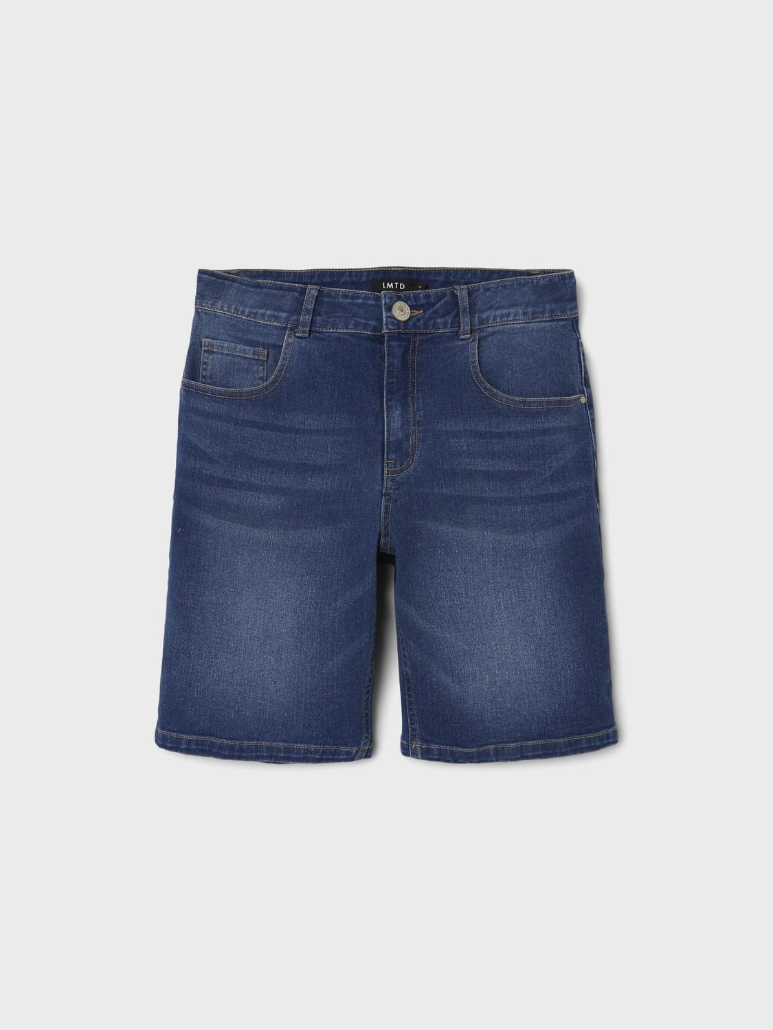 NLMTEPPE Shorts - Medium Blue Denim