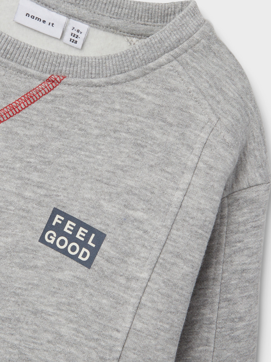 NKMLORE Sweatshirt - Grey Melange