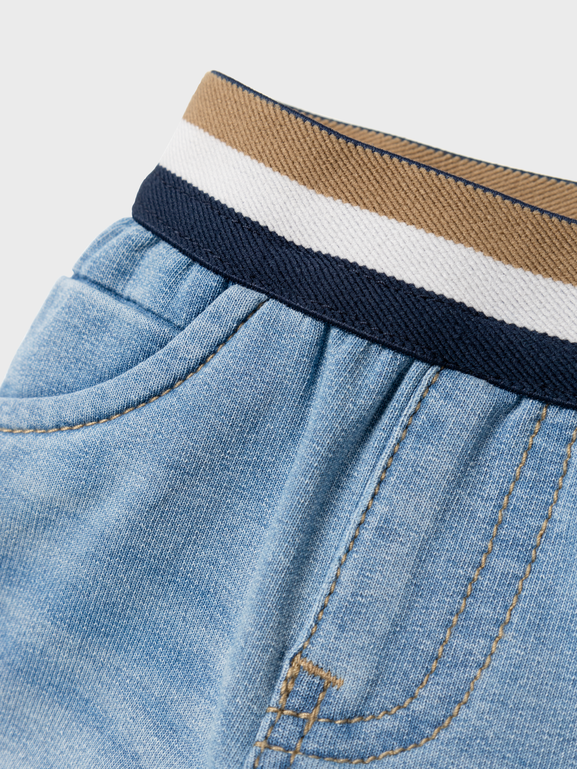 NBMSILAS Shorts - Light Blue Denim