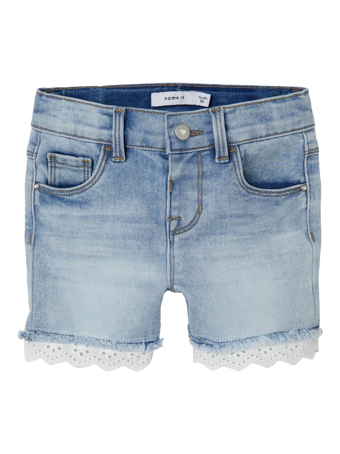 NMFSALLI Shorts - Medium Blue Denim