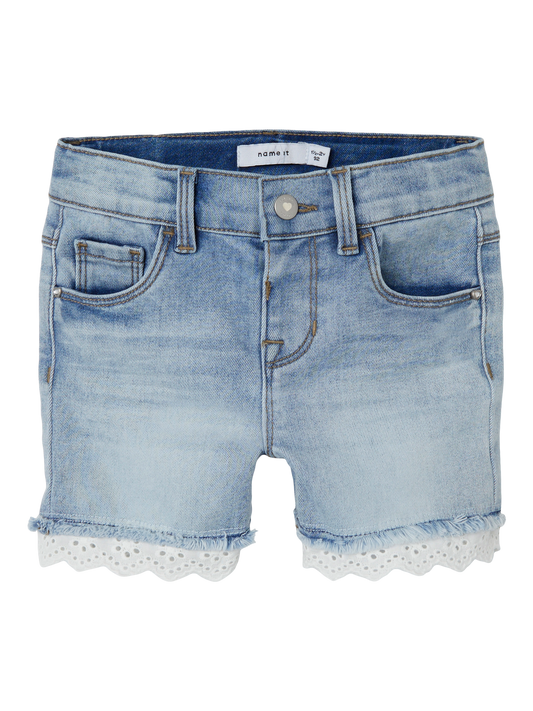 NMFSALLI Shorts - Medium Blue Denim