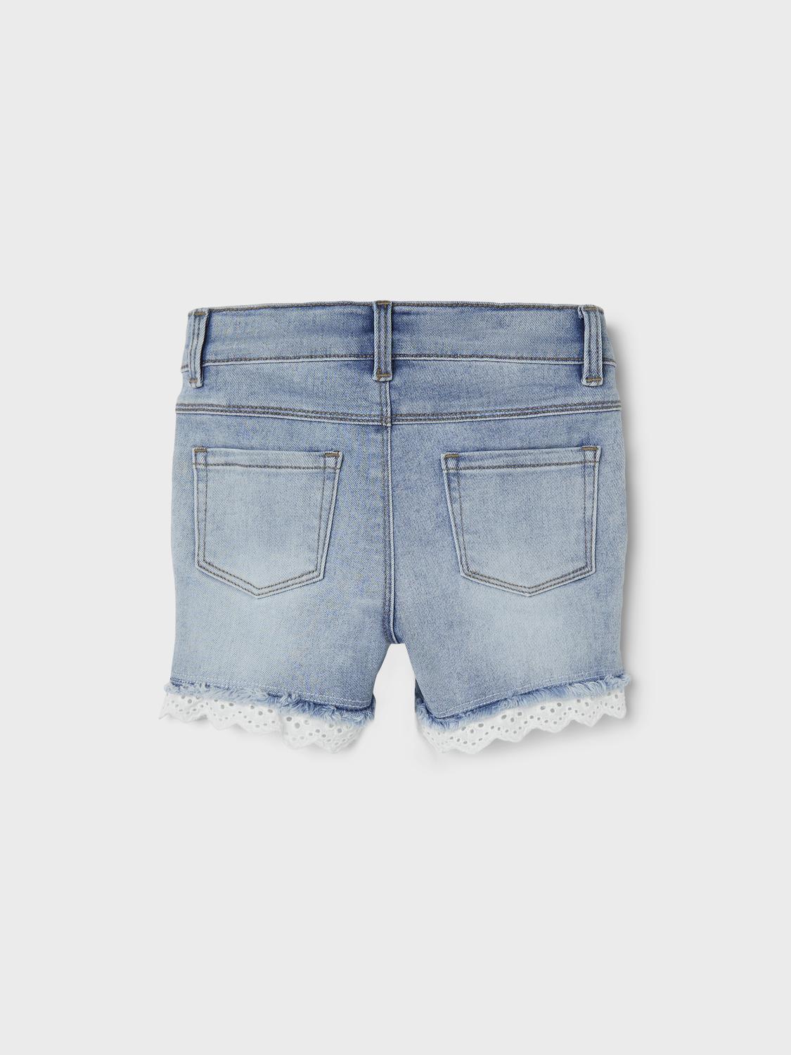 NMFSALLI Shorts - Medium Blue Denim