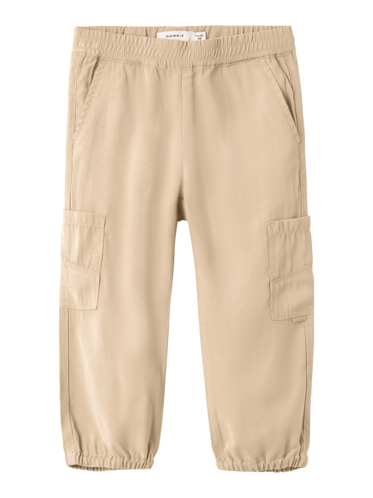 NMFBELLA Trousers - Safari