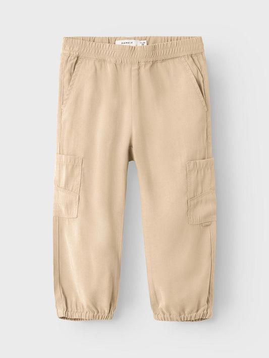 NMFBELLA Trousers - Safari