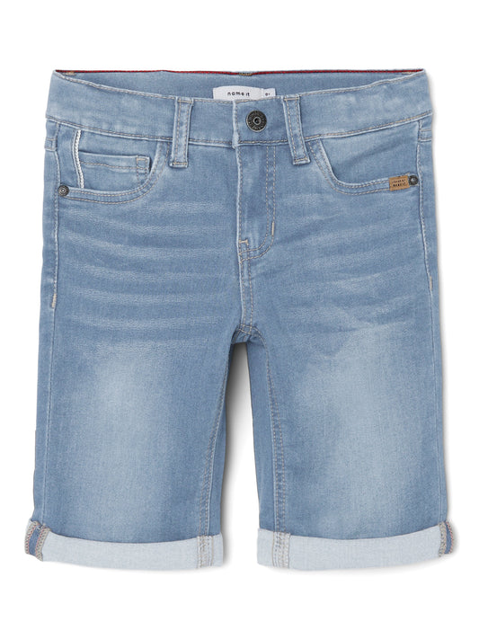 NKMTHEO Shorts - Light Blue Denim